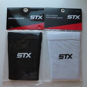 Black and White Shin Guard Socks